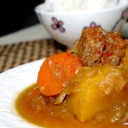 NIKUJAGA (Japanese Meat & Potato stew)
