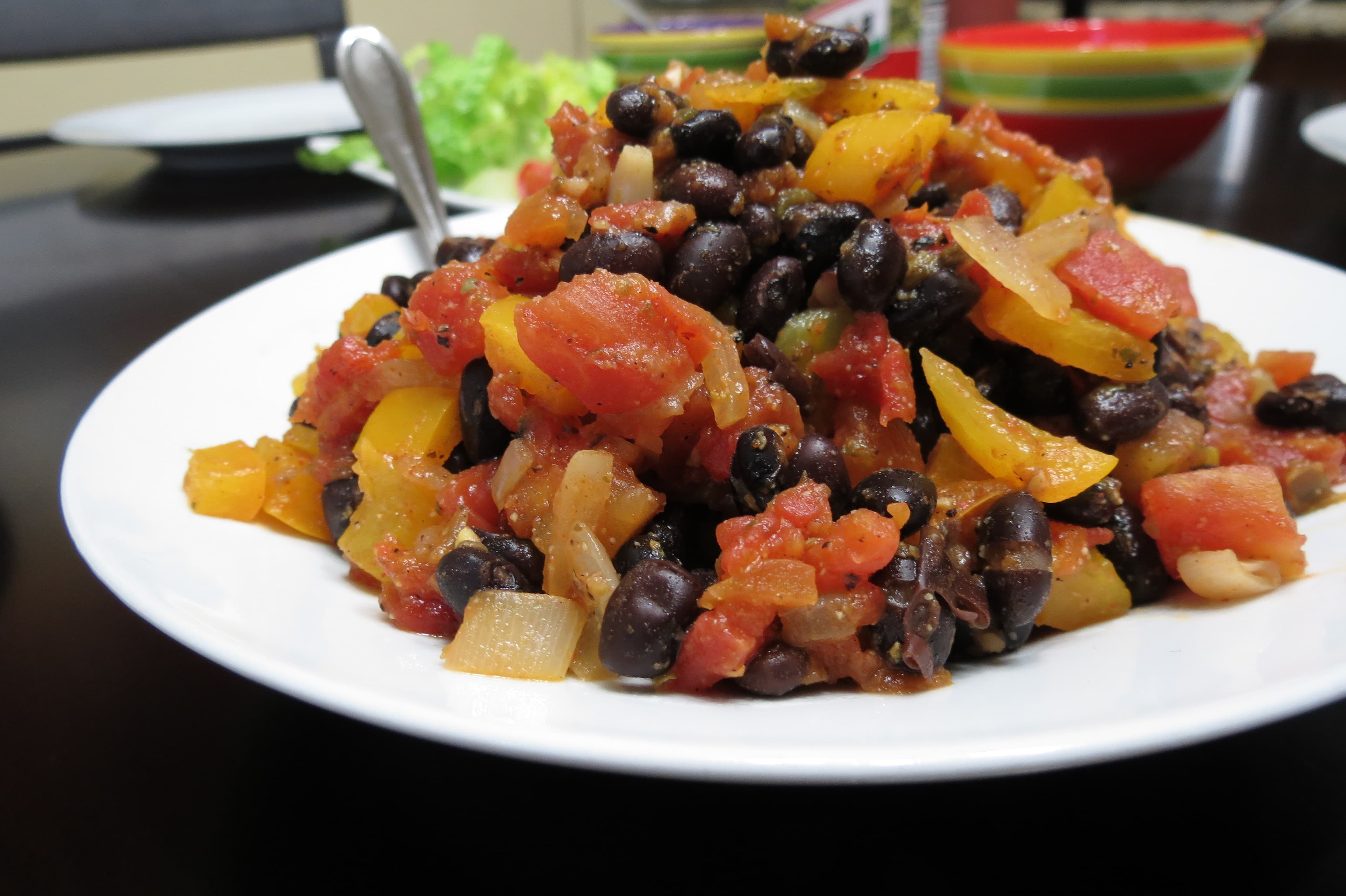Black Bean and Peppers Taco Filling