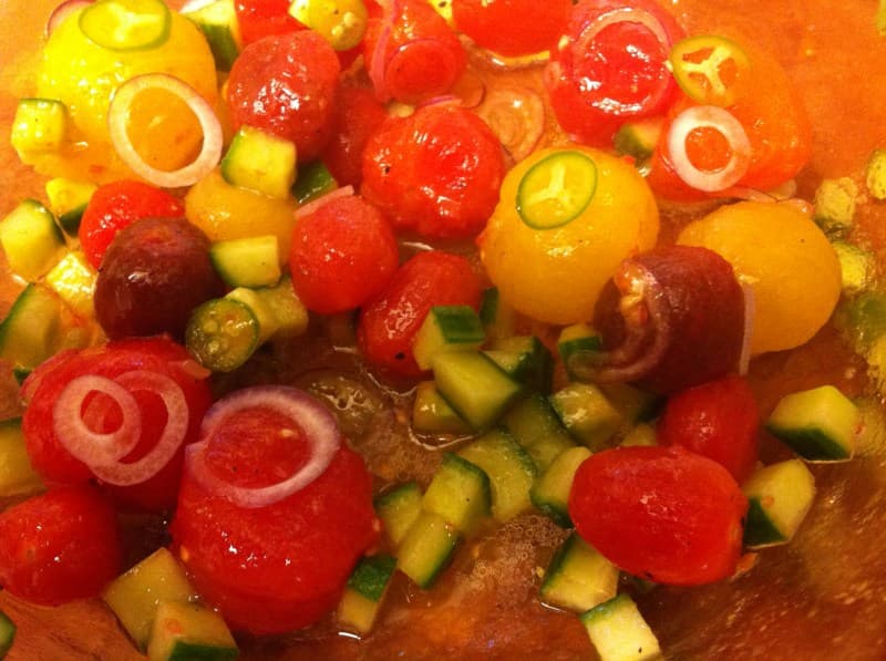 Petite Tomato Salad Tartar