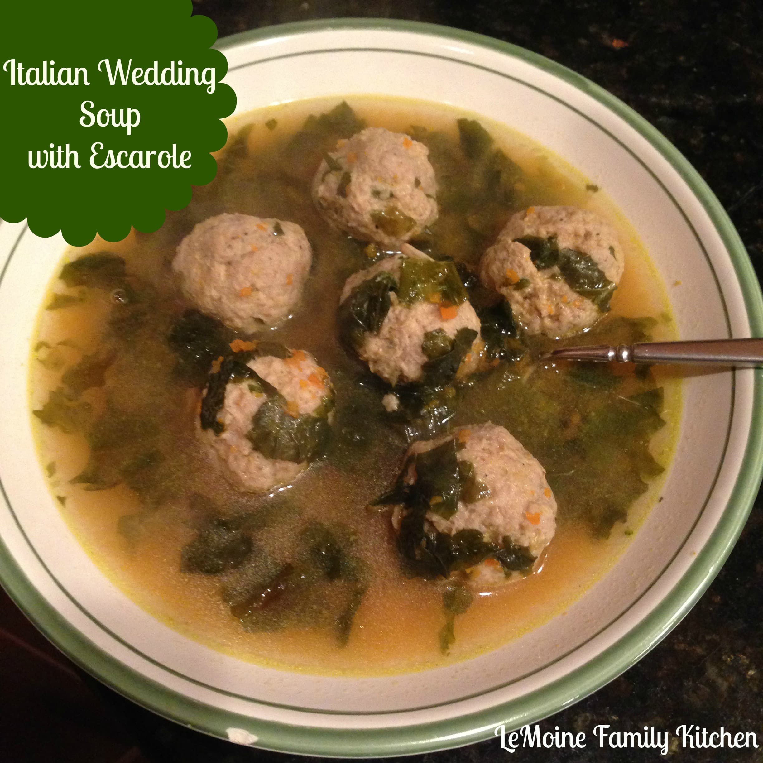 Italian Wedding Soup with Escarole
