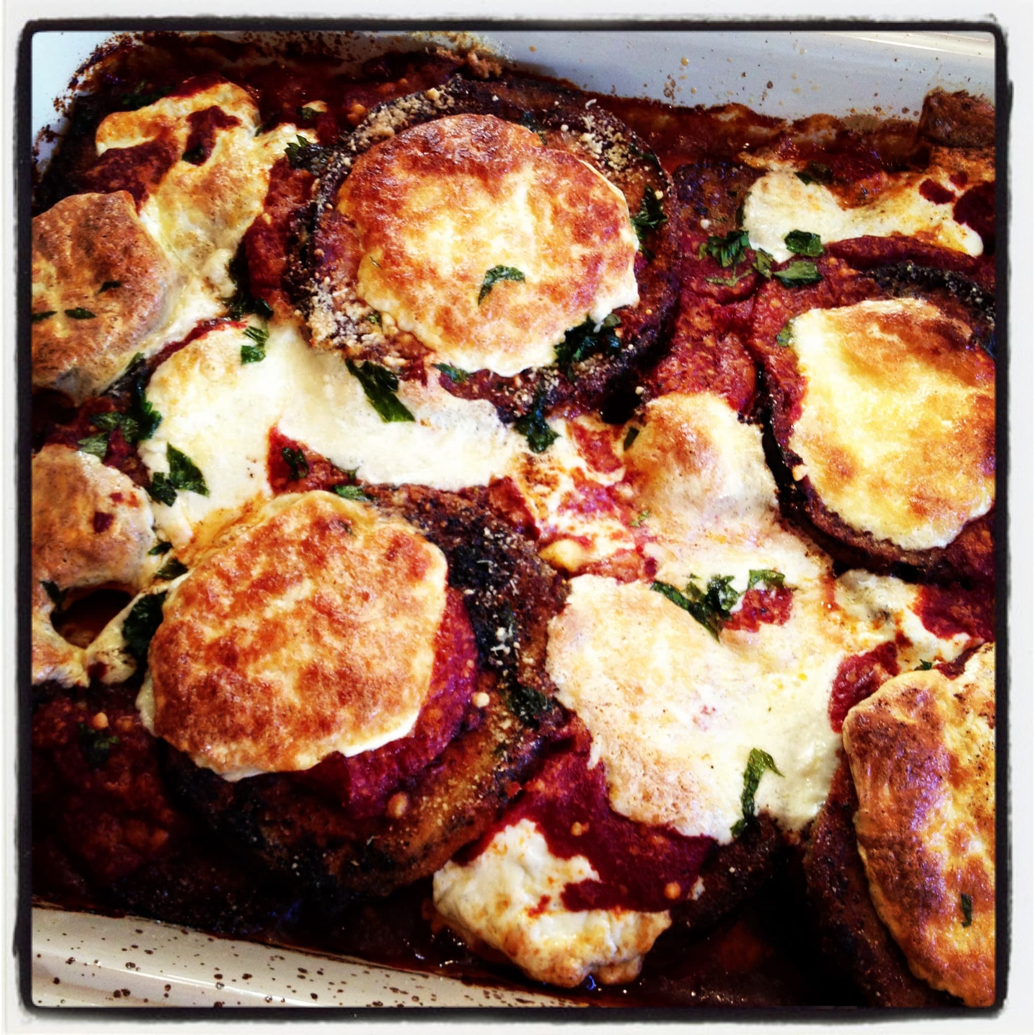 Meatless Monday :: Eggplant Parmigiana
