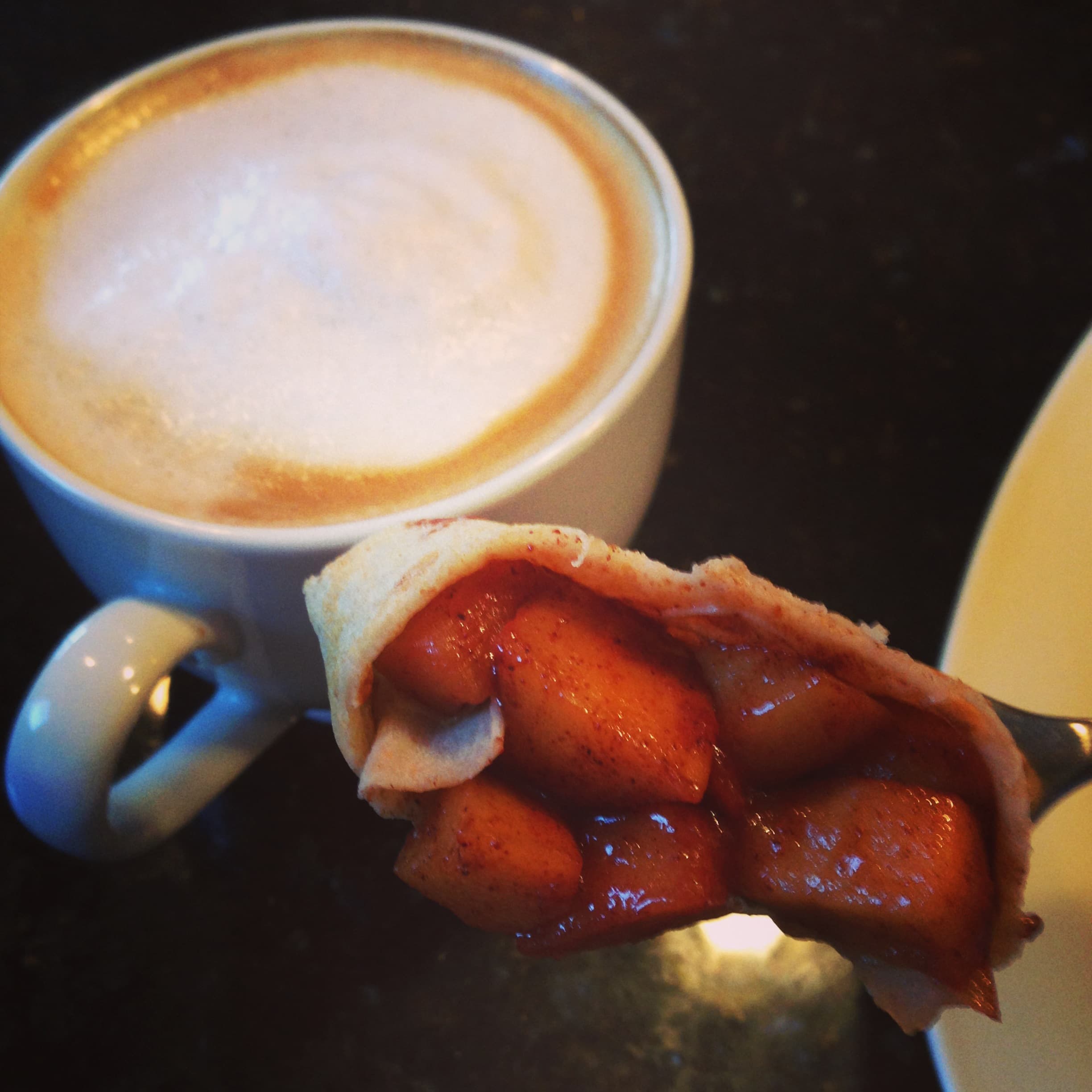 Whole Wheat Crepes with Apple Filling