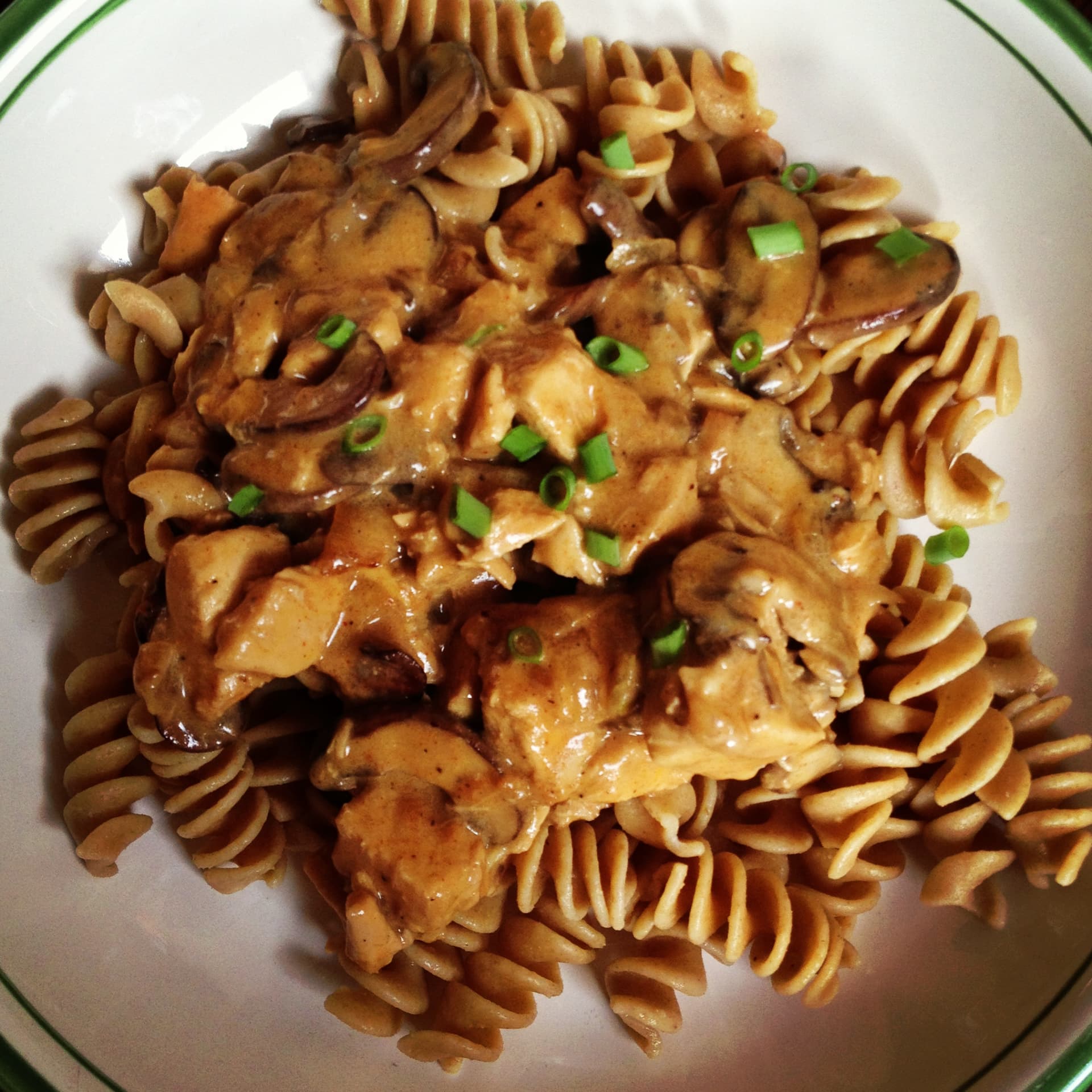 Chicken Stroganoff:: Lightened Up