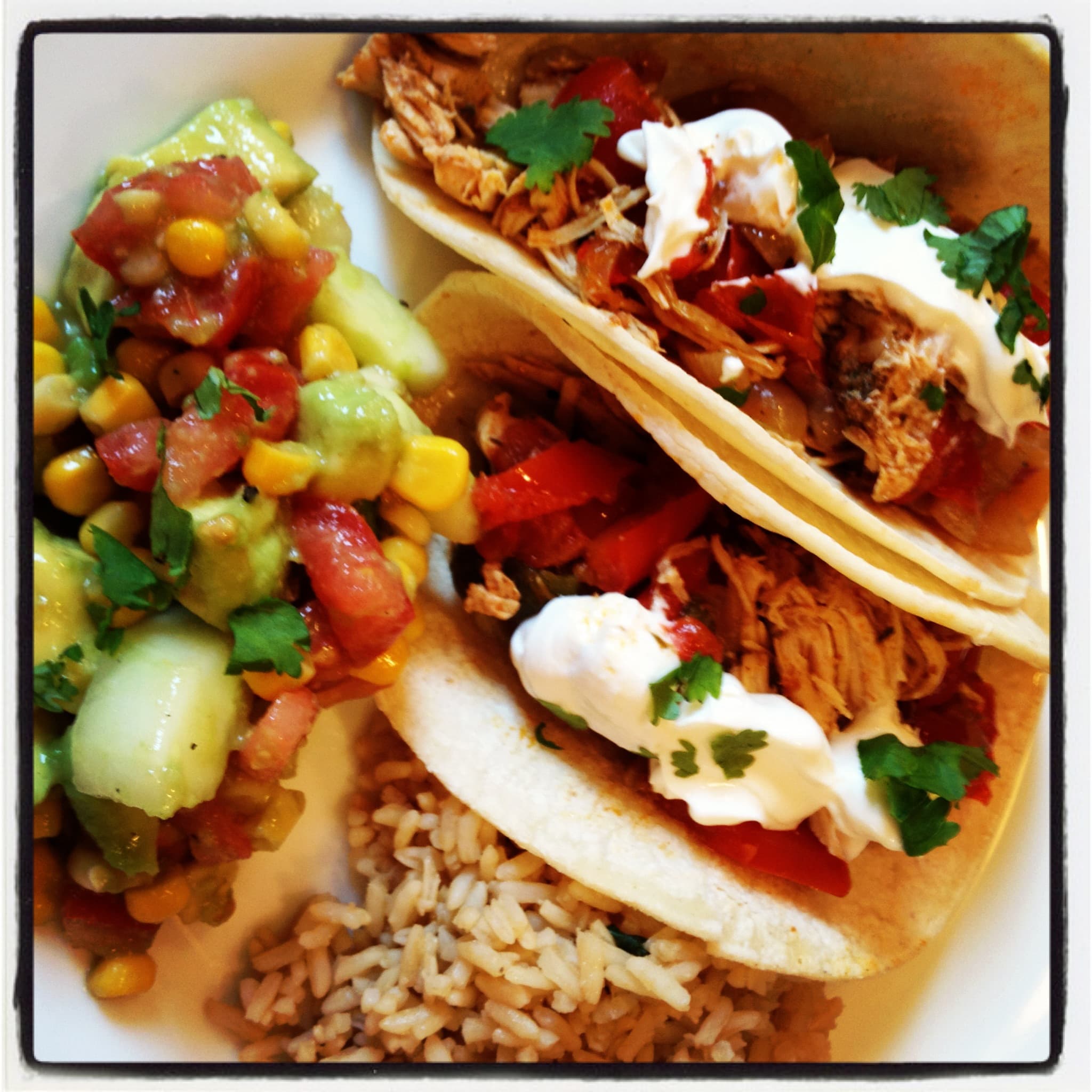 Slow Cooker Fajita Style Chicken