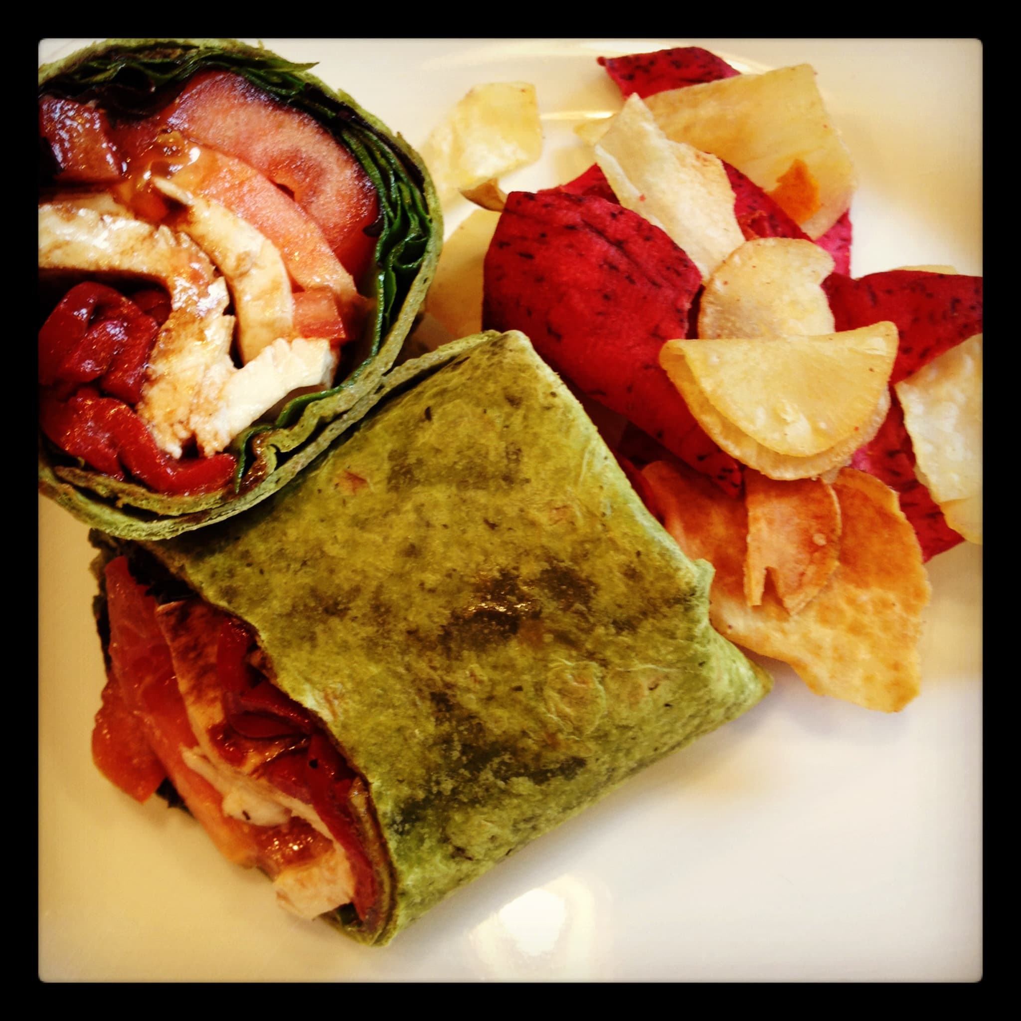 Quick & Delicious :: Caprese Salad Wrap