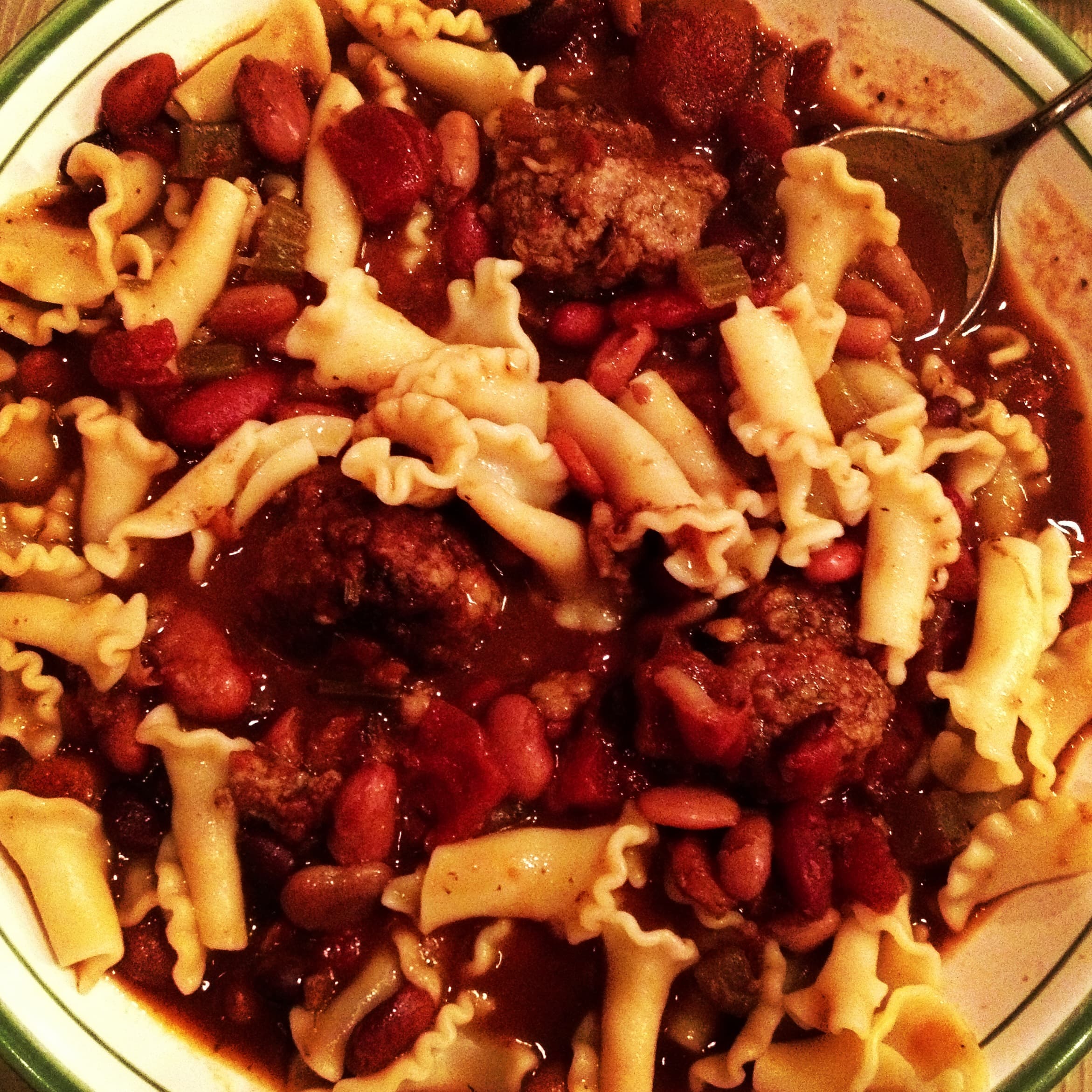 7 Bean & Meatball Soup