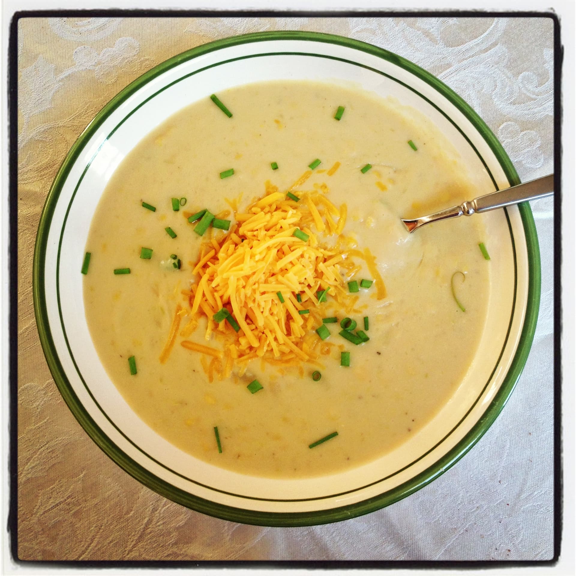 Meatless Monday :: Potato, Leek & Corn Chowder