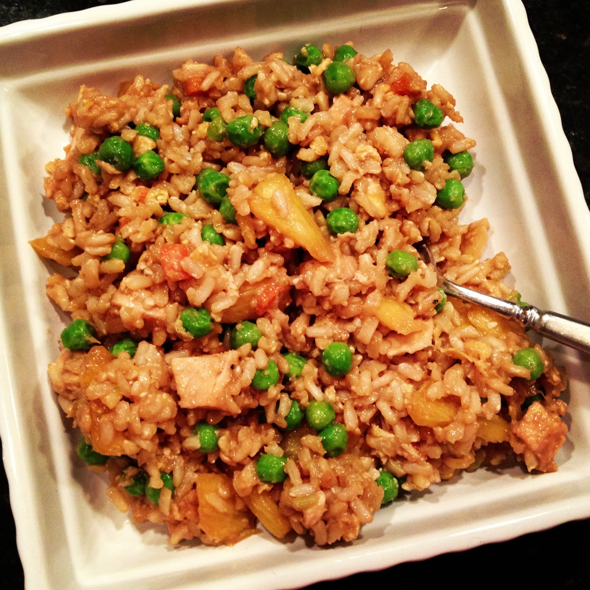 Chicken Brown "Fried" Rice