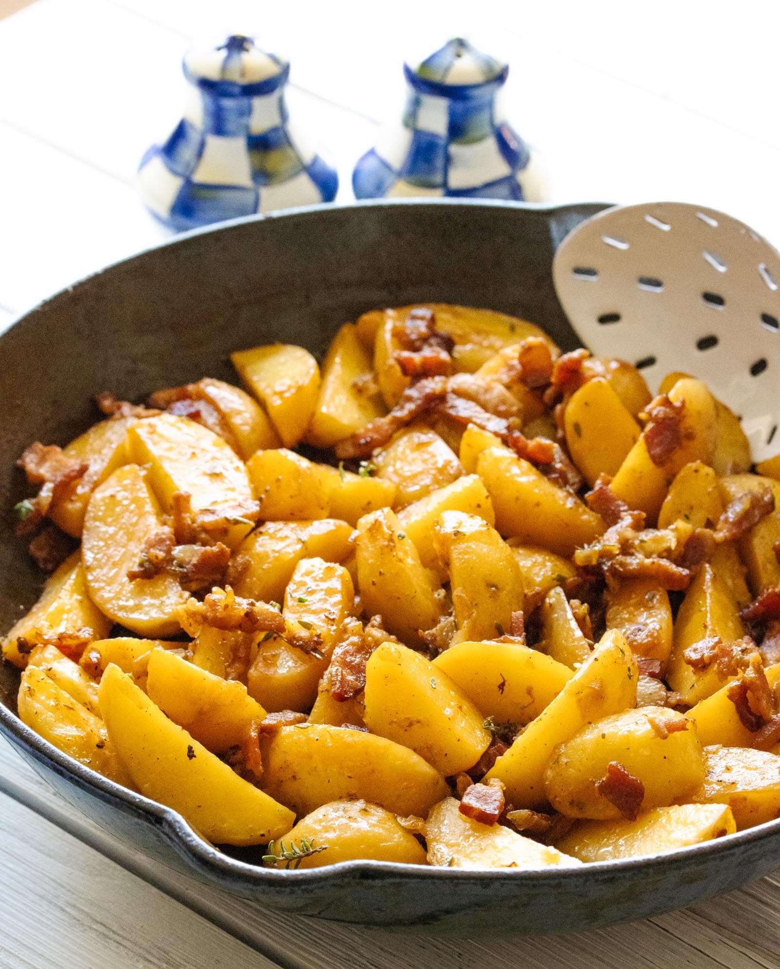 Potatoes Boulangere with Bacon - French Classic Recipe