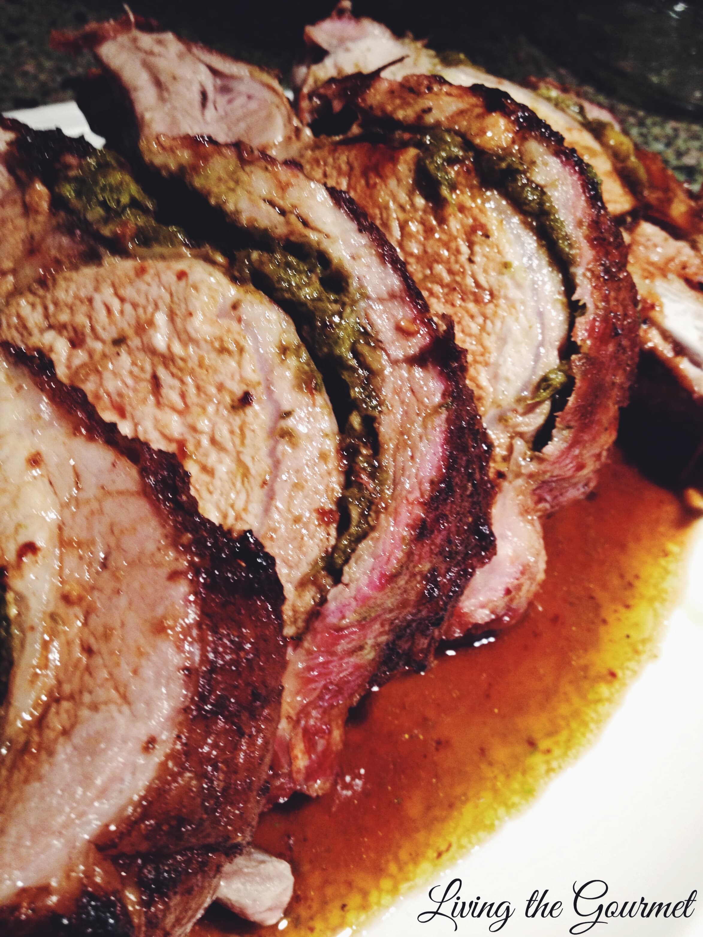 Pork Rib Roast with Parsley Pesto