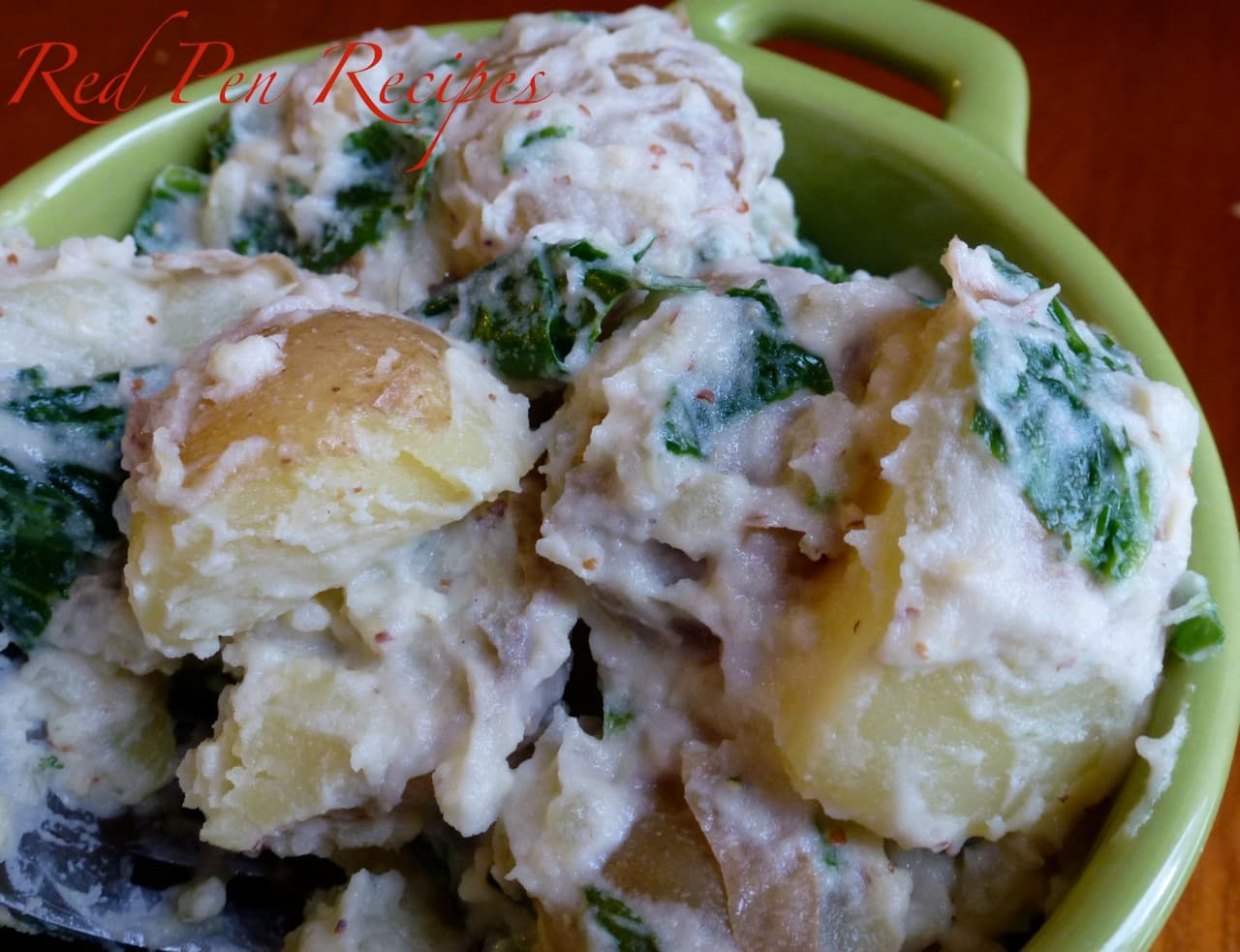 Potato salad with basil