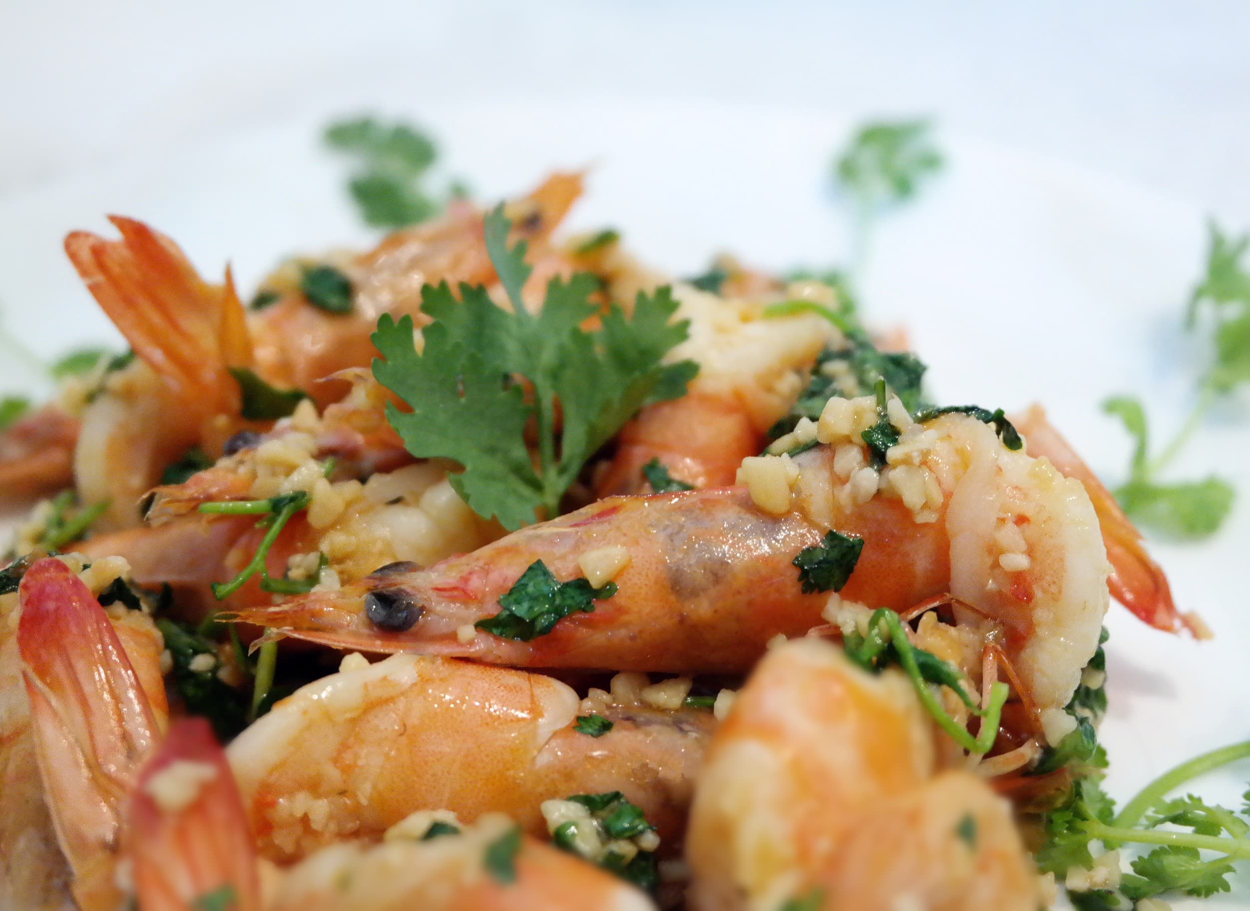 Lemon Butter Garlic Prawns