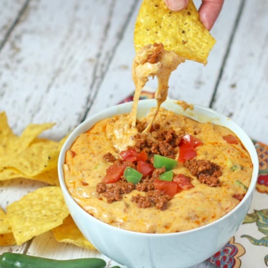 Crazy Chorizo Queso Dip