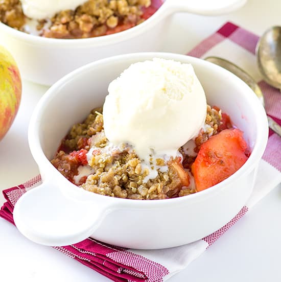 Red Hot Crock Pot Apple Crisp