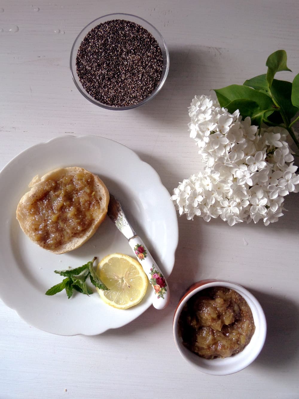 Rhubarb Chia Seeds Jam