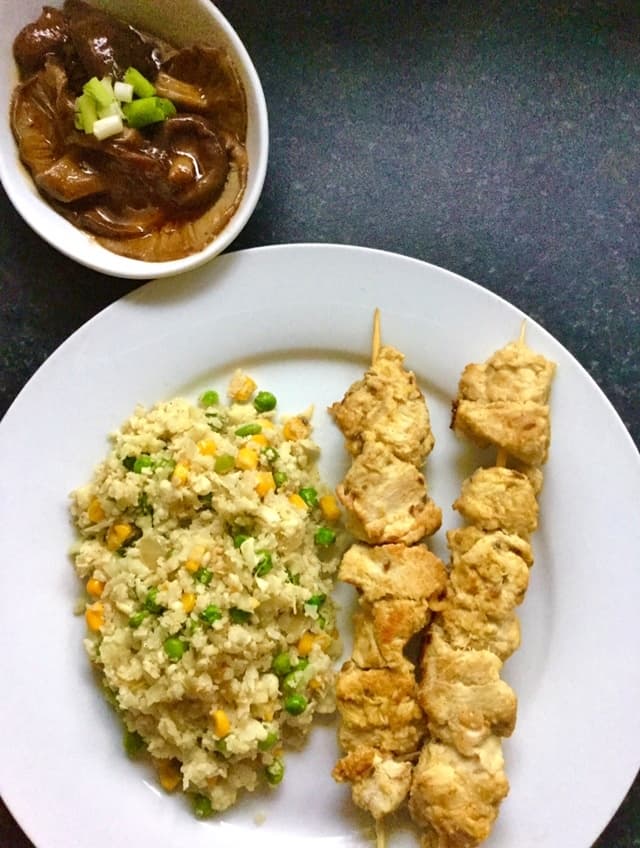 15 Minute Chinese Stir Fry Paleo Rice & Chicken