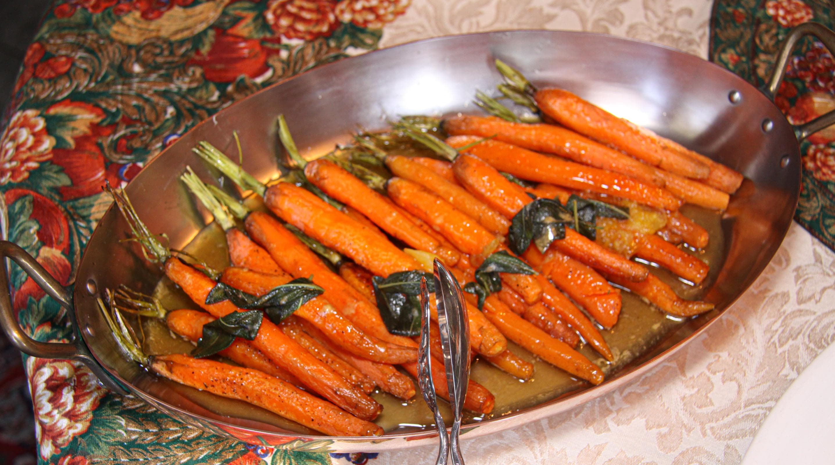 Roasted Carrots with Orange-Brown Butter and Sage