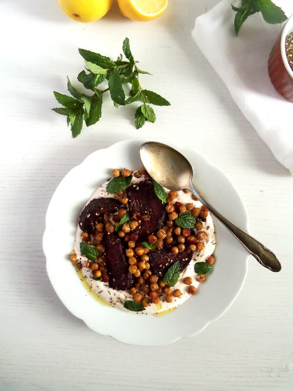 Roasted Beetroot & Crispy Chickpeas