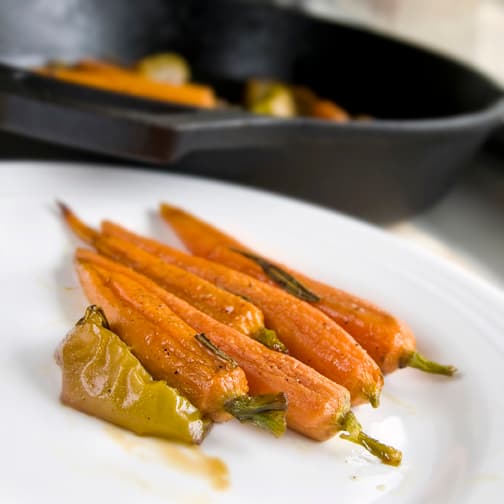 Cider Roasted Carrots and Apples