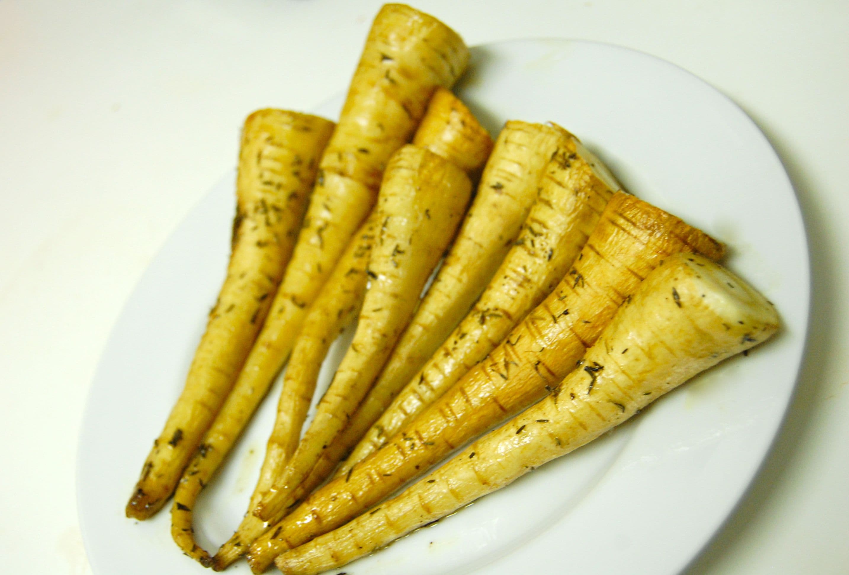 Roasted Parsnips with Thyme