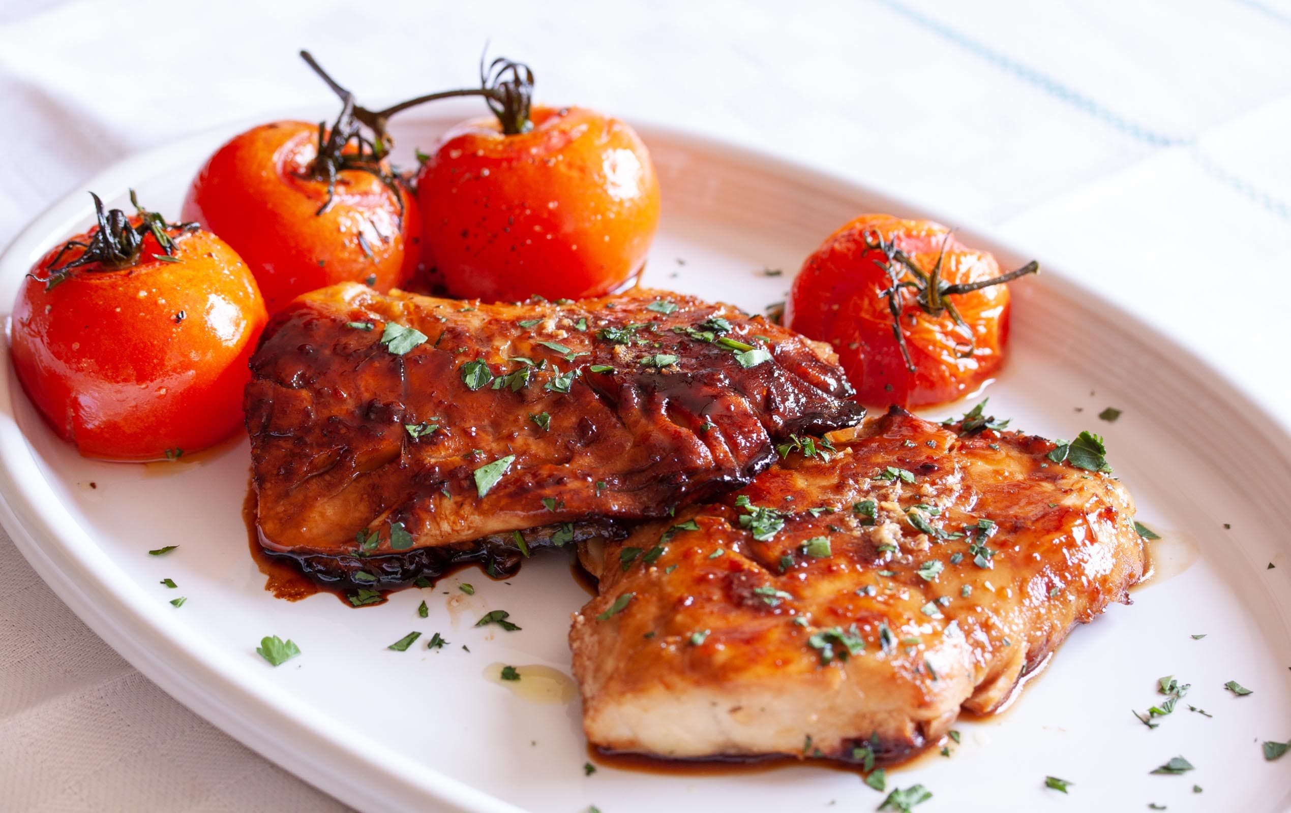 Rock Cod in Ginger Soy Sauce Marinate