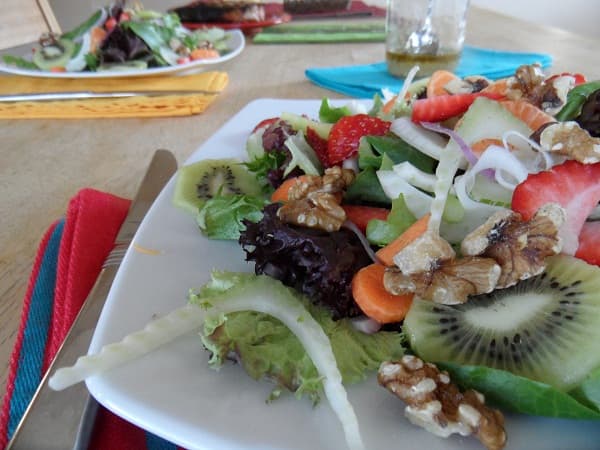 Spring Salad with Walnut Vinaigrette