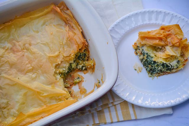 Spanakopita Egg Bake Casserole