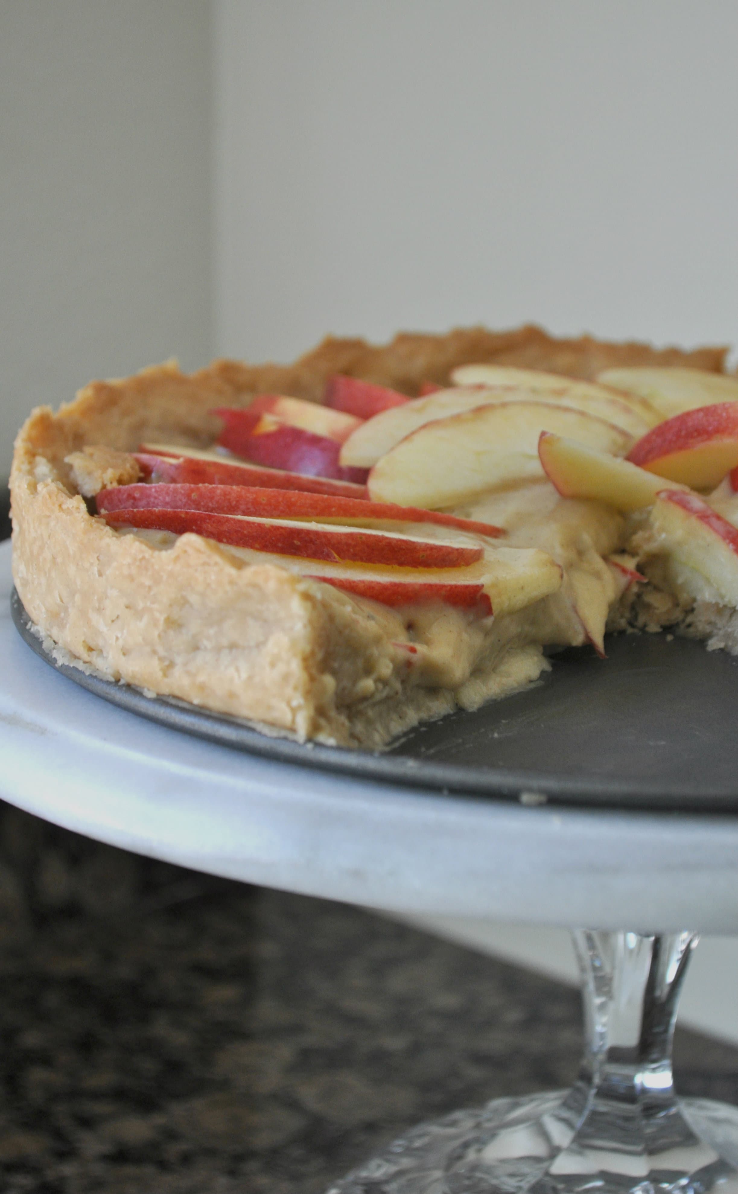 Apple Tart + Spiced Pastry Cream + Cinnamon Shortbread