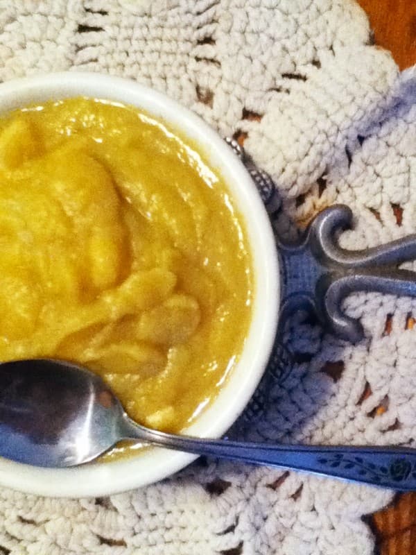 Curried Butternut Squash and Apple Soup