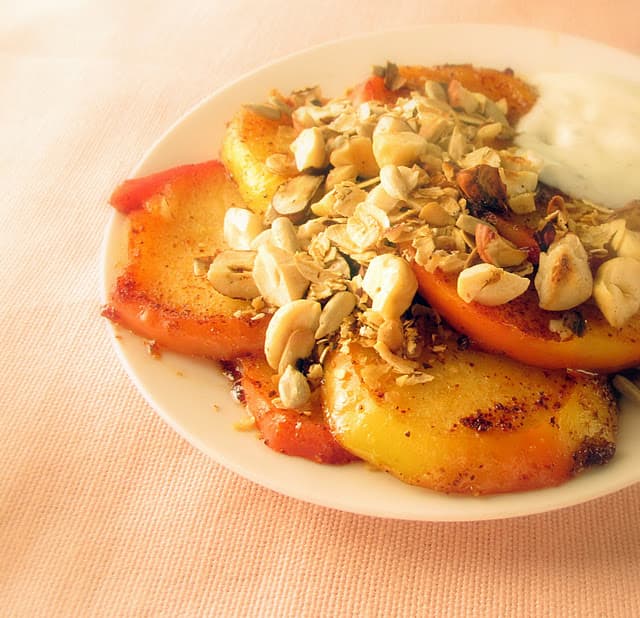 Apple Crumble with Cardamom Yoghurt