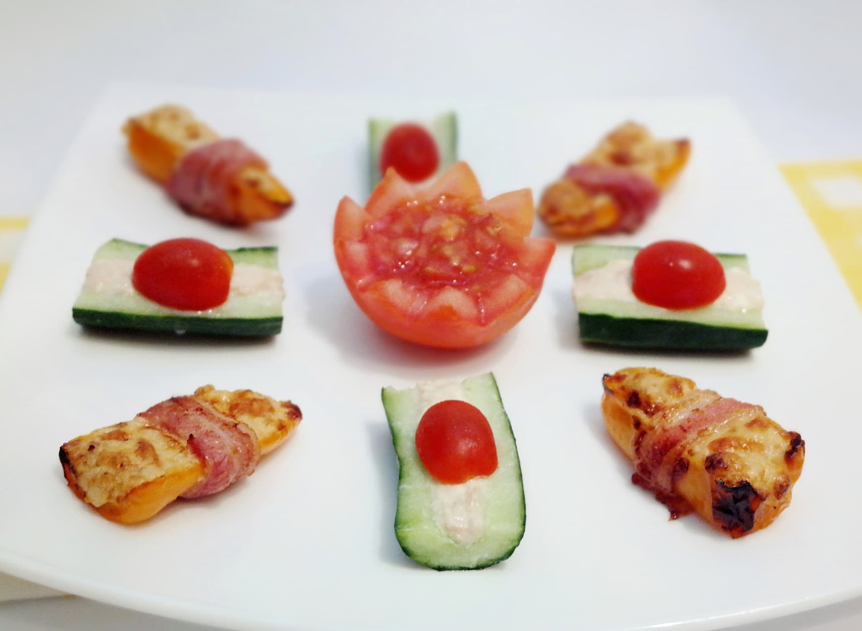 Delicious Stuffed Mini Pepper Snacks with Philadelphia Cheese and Tuna