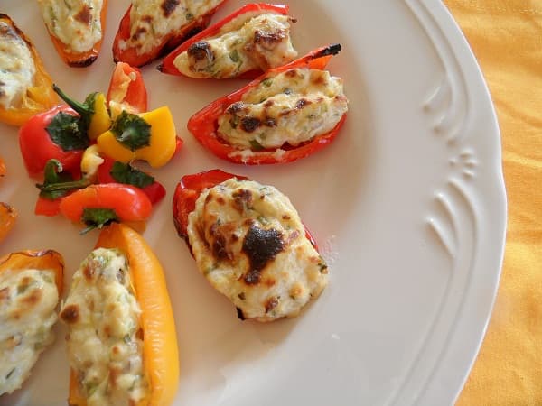 Cream Cheese Stuffed Baby Bell Peppers