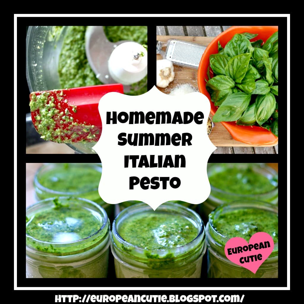 Homemade Summer Italian Pesto
