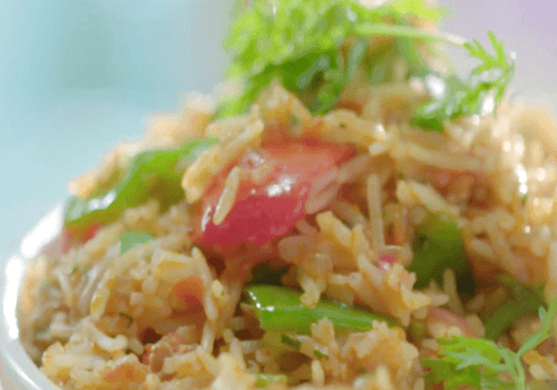 Schezwan Tawa Pulao By Harpal