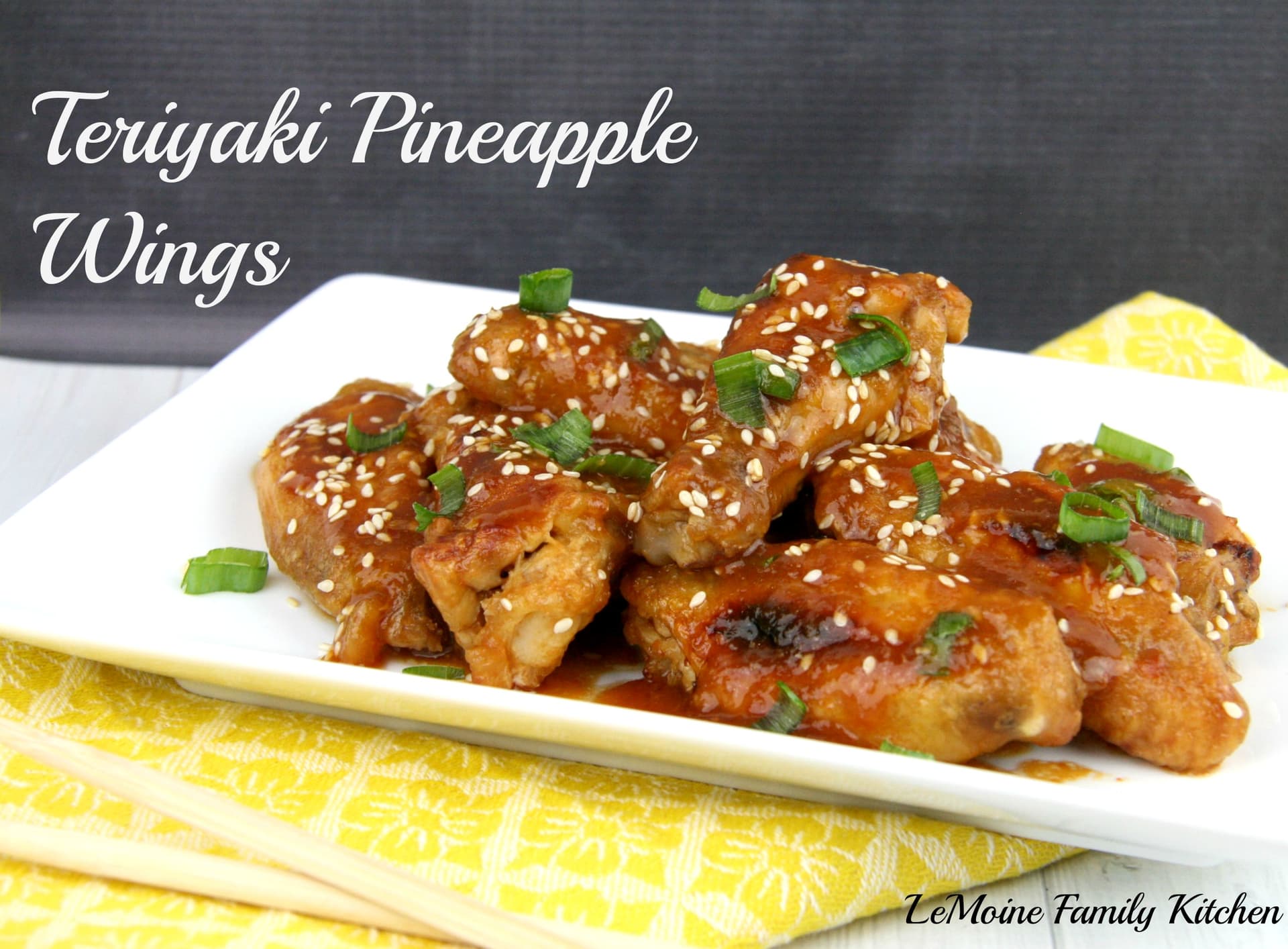 Teriyaki Pineapple Wings