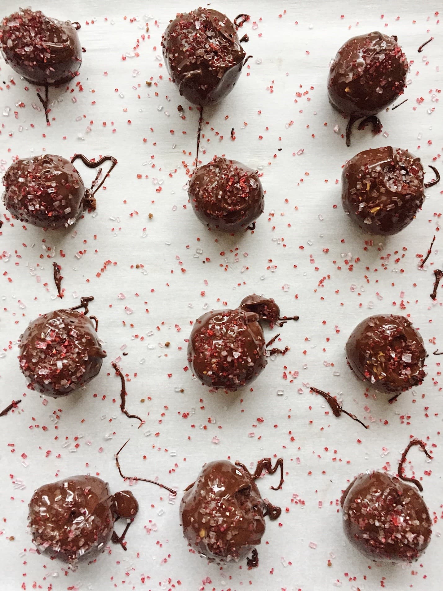 Triple Chocolate Cookie Dough Truffles