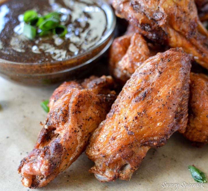 Crispy Chinese Black Pepper Chicken Wings