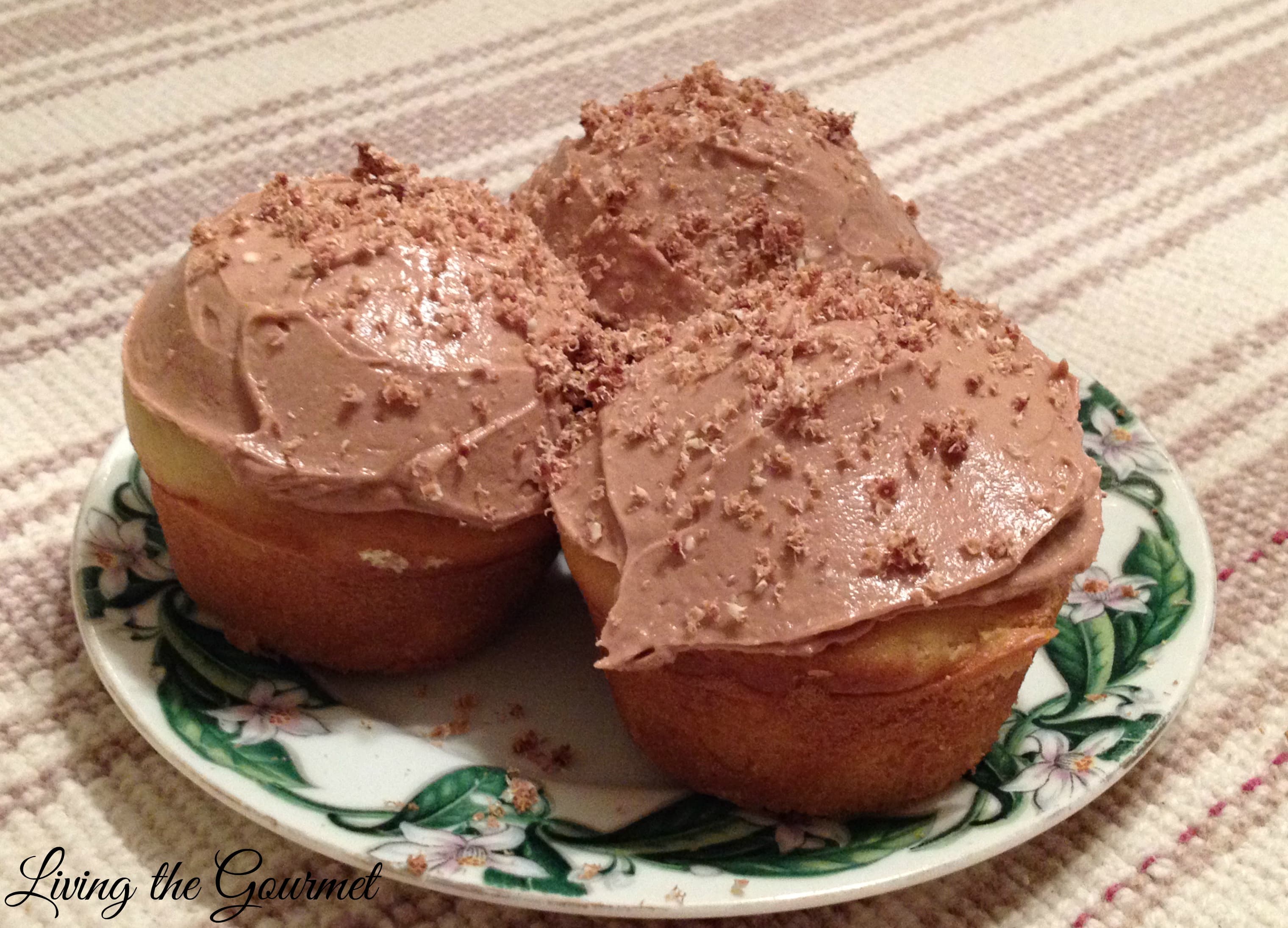 Vanilla Nutella Cupcakes