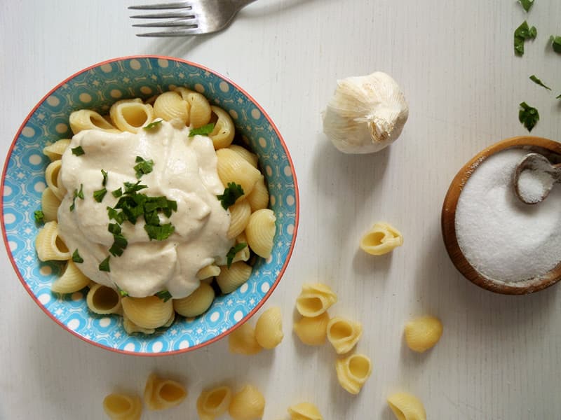 Vegan Cauliflower Mac and Cheese
