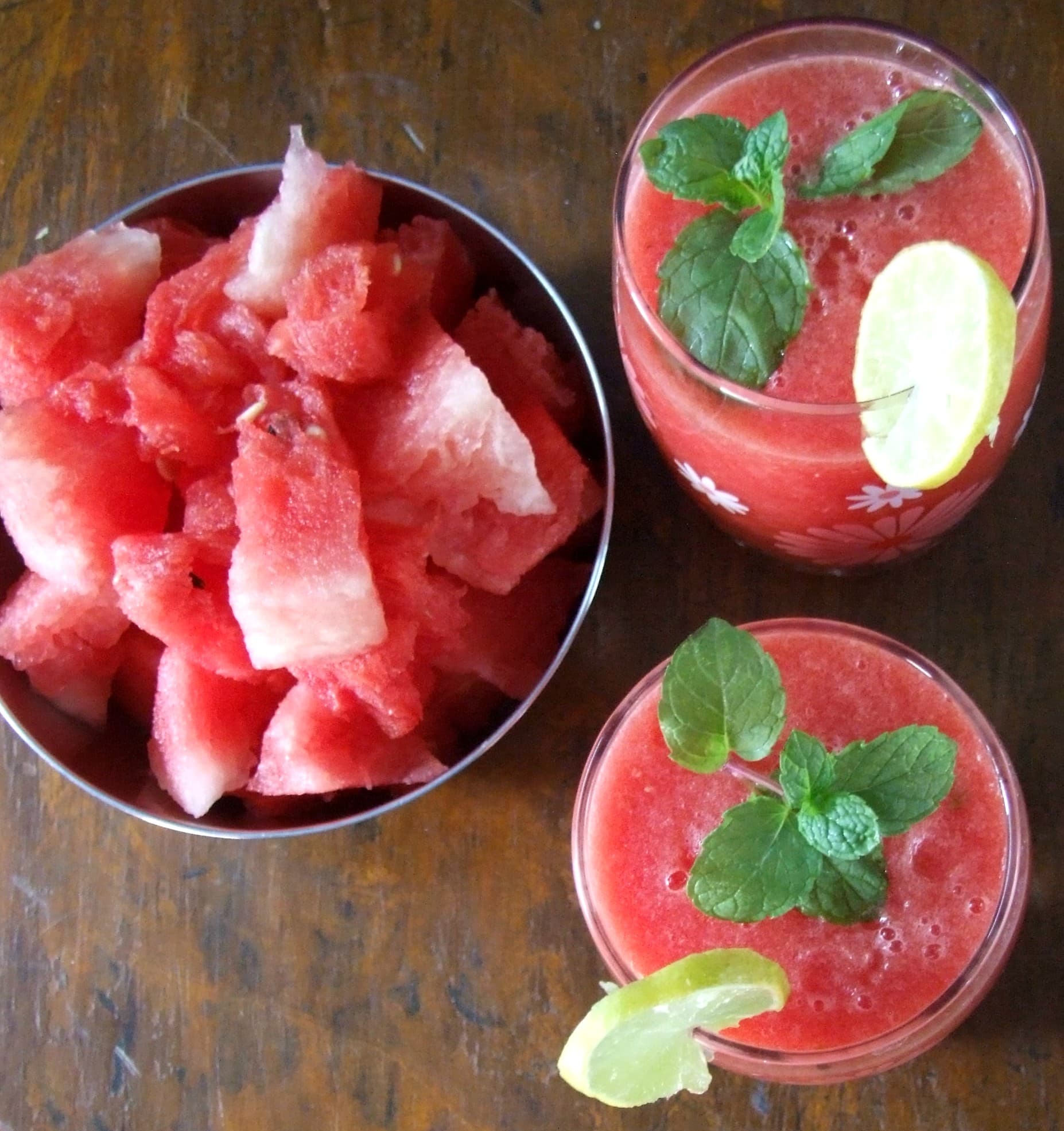 Minty Watermelon Lemonade Recipe