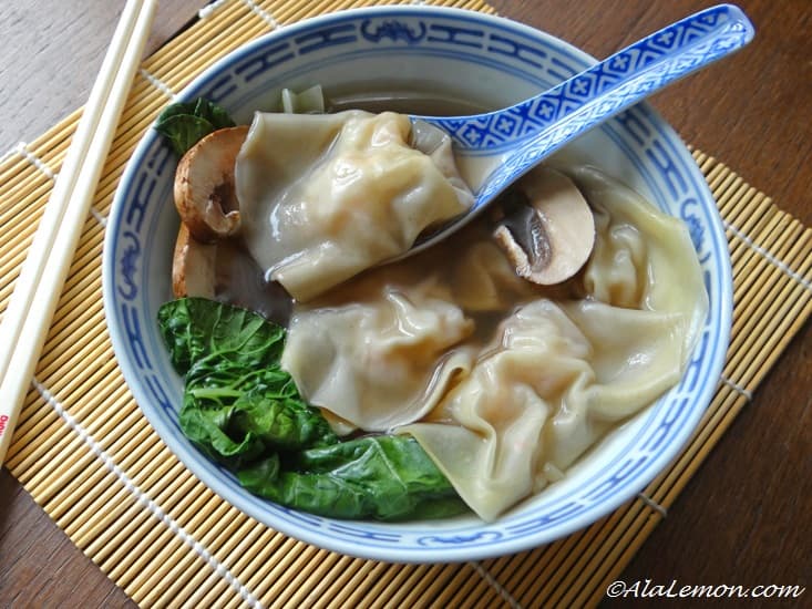 Shrimp wonton soup