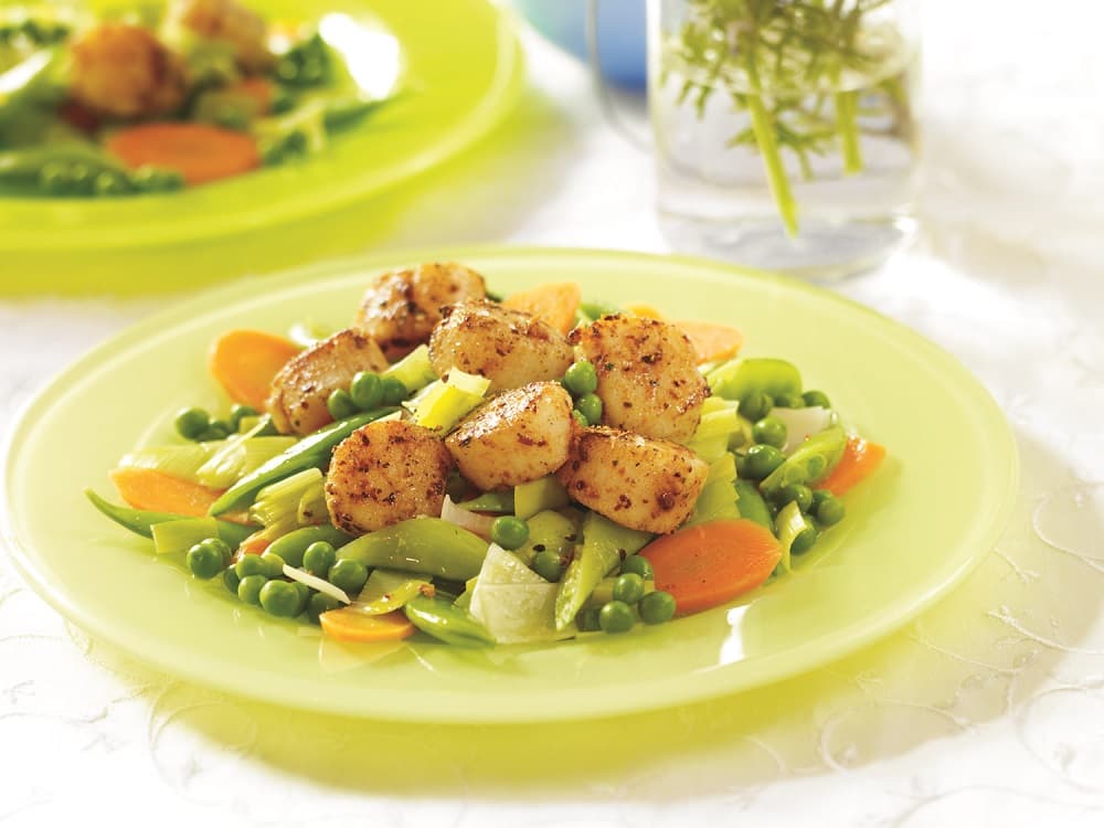 Moroccan-style Scallops