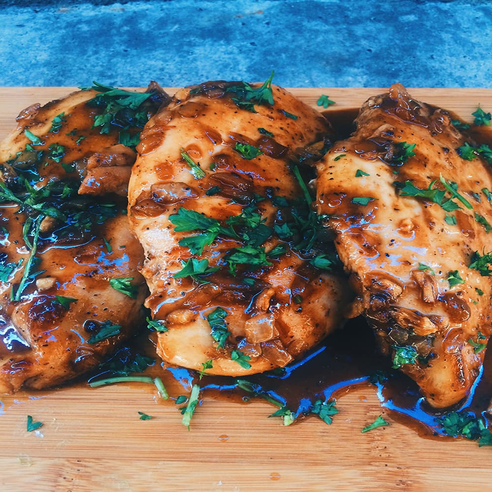 Balsamic Glazed Chicken Breasts
