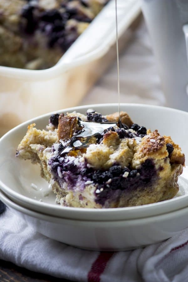 Blueberry French Toast Casserole
