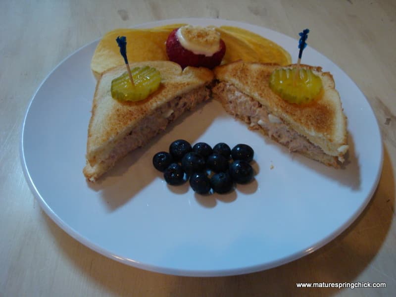 Toasted Tuna Salad Sandwich with a KICK