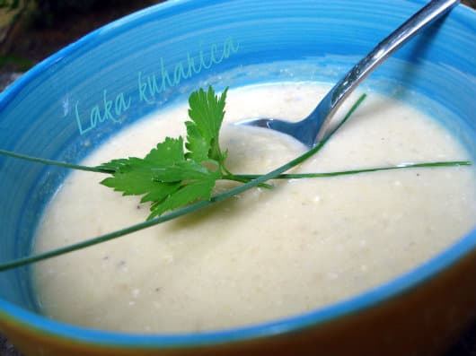 Creamy vegetable soup