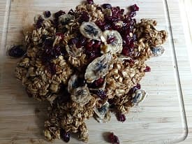Cranberry Banana Granola