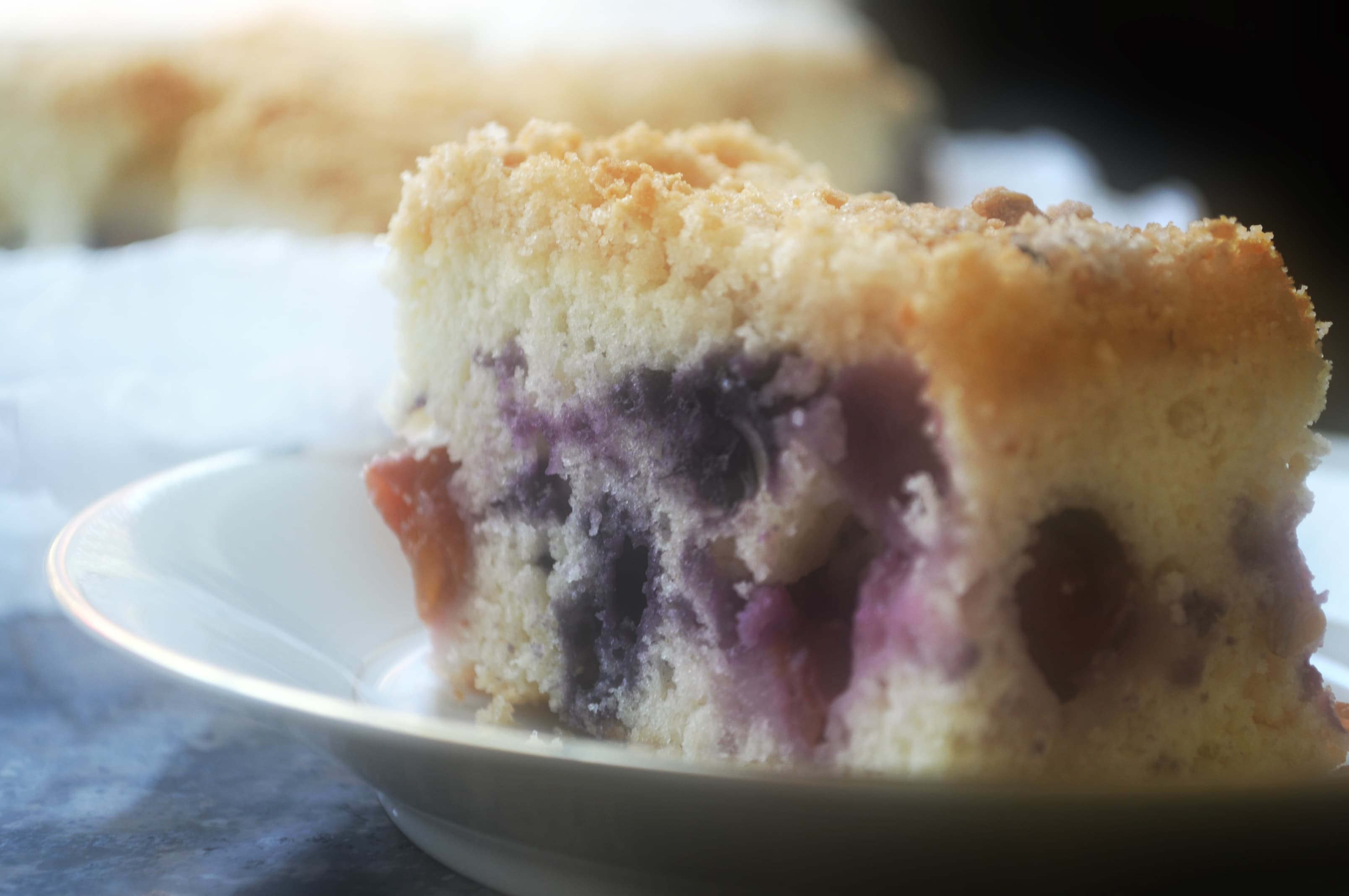 Buttermilk Buckle + Grape + Blueberry + Streusel