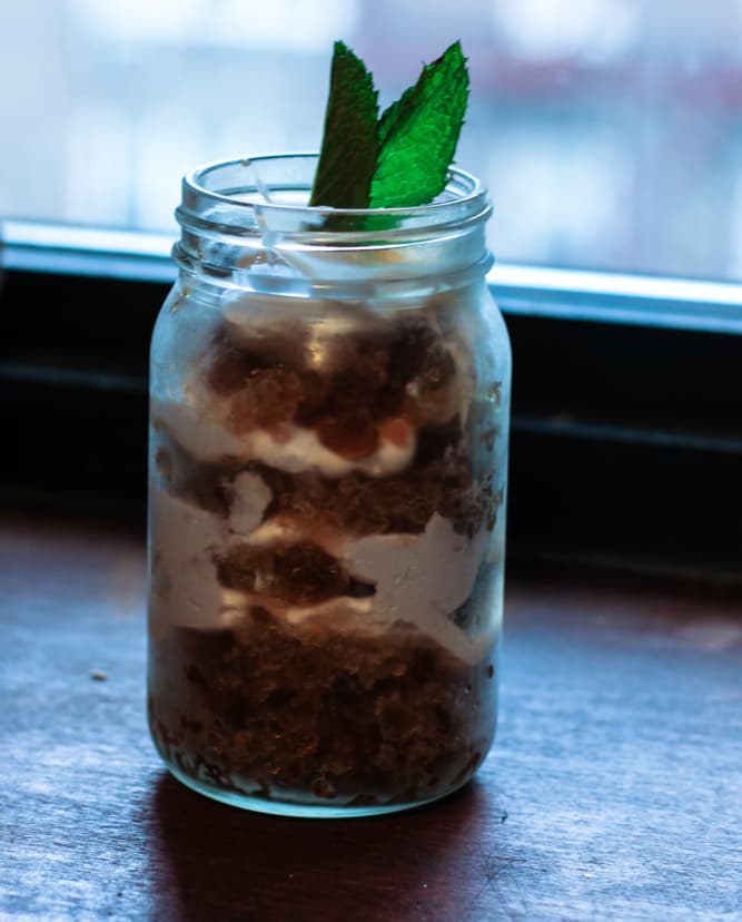 Espresso Granita + Coconut Cream