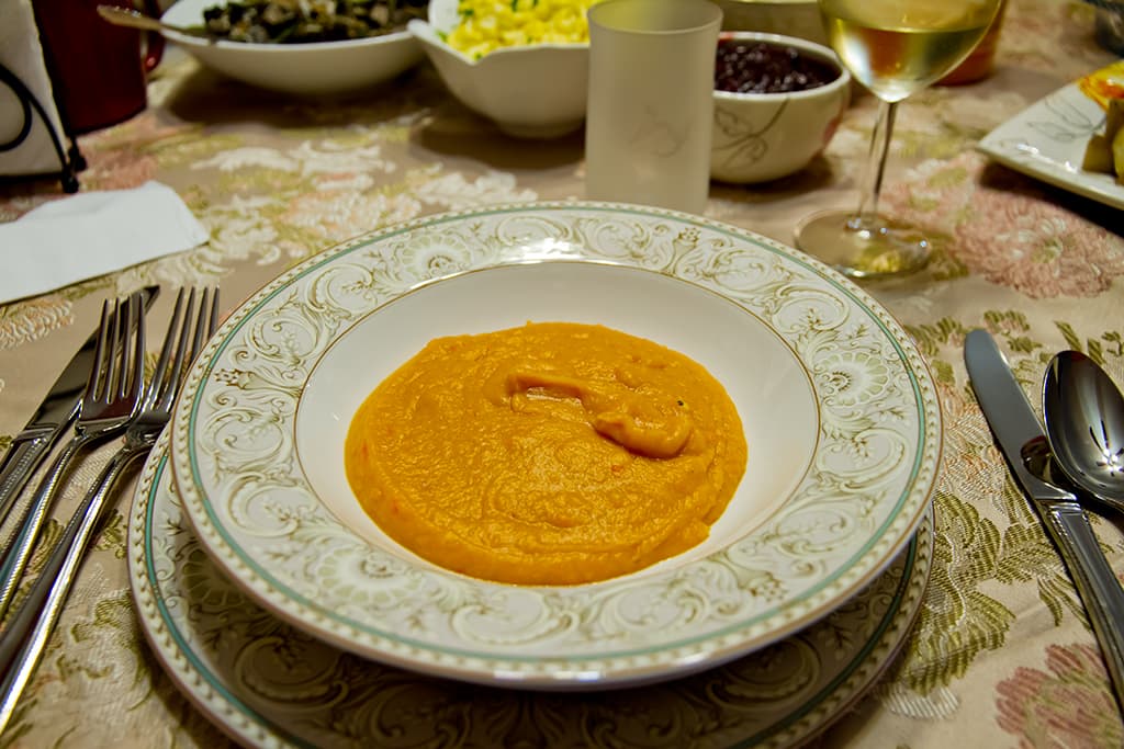 Roasted Potato and Butternut Squash Soup